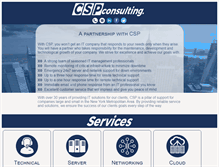 Tablet Screenshot of cspconsulting.com
